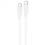Nanocable Cable USB 2.0 USB-C a USB-C de 1 metro, Blanco